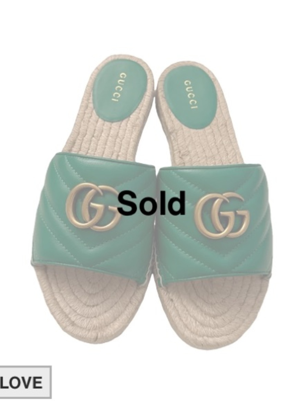 ❌SOLD❌  Gucci GG Marmont Slide Sandals